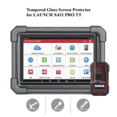 Tempered Glass Screen Protector for LAUNCH X431 PRO TT Scanner